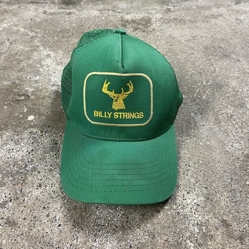 Billy Strings Trucker Cap Snap Back Adjustable Green Mech Blue Grass Country